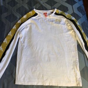 Men's White Banda Araus Long Sleeve T-shirt